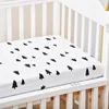100% Cotton Crib Fitted Sheets With Elastic Band Baby Aldult Mattress Covers Printed Newborn Infant Bedding Set Kids Cot Sheet 4