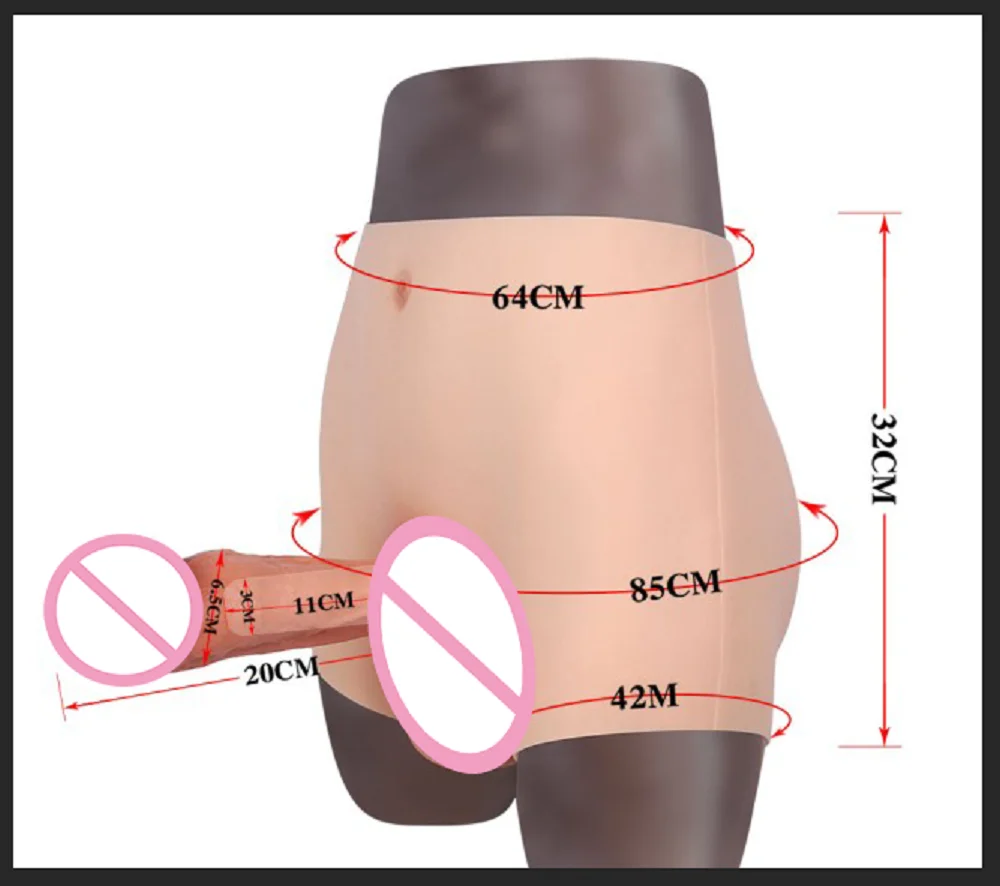 Eyung New 206.5 CM Mushroom Type Big Dildo No Vibrator Realistic Huge Horse Dildos Panties With Penis Adult Toys For Men Woman (13)