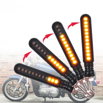 

Motorcycle Turn Signals Tail Light LED Flowing Water Flashing Blinker Brake Running Light DRL Flasher Tail Lamp