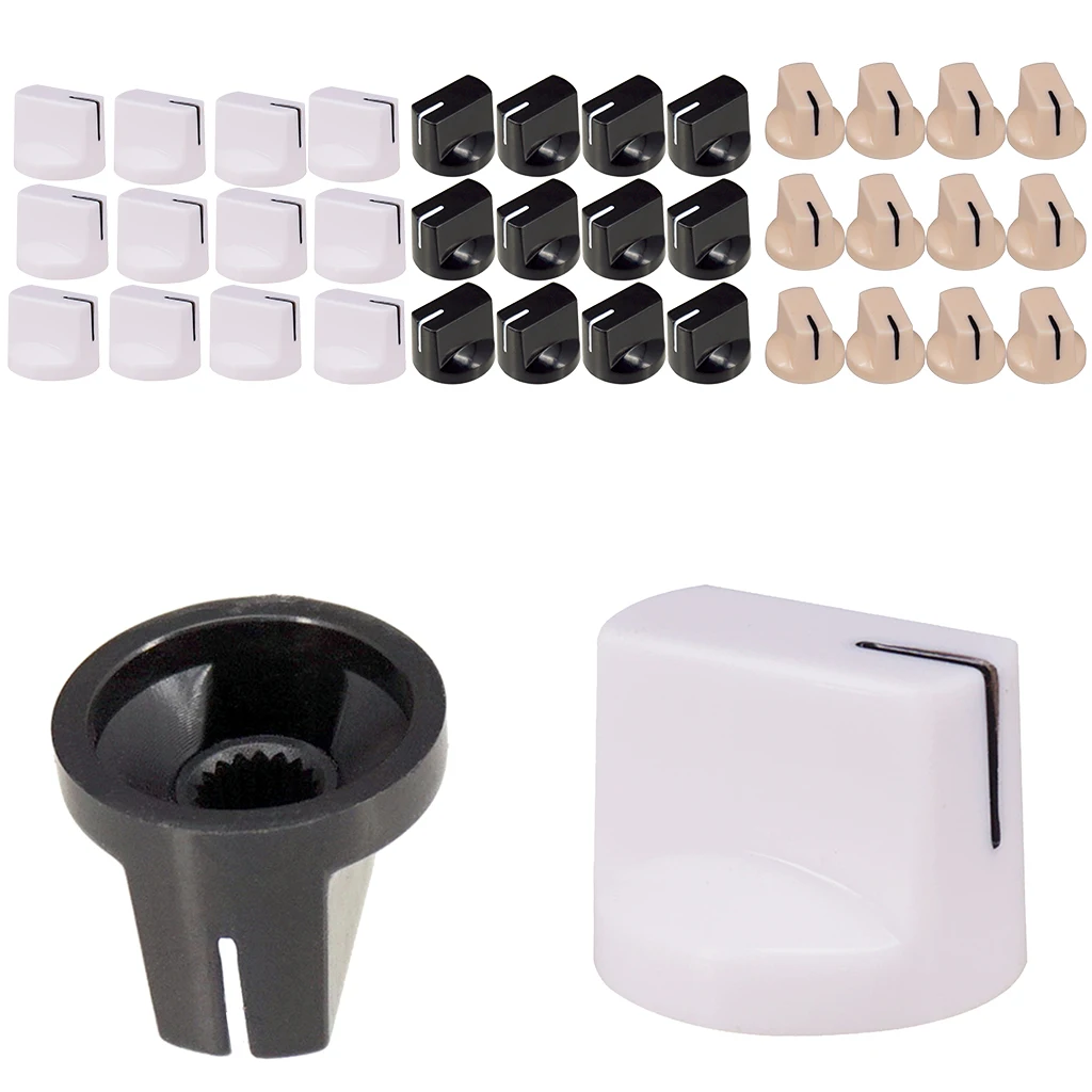 12 Pcs Guitar Volume Control Top Hat Knobs for Electric Guitar