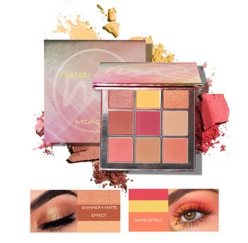 

Eye Makeup 9-Color Pearly Lustre Matte Mixed Eye Shadow Imitation Water Imitation Sweat Not Easy ToSmudge European and American