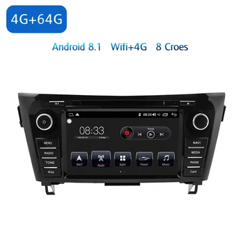 

Car Multimedia player 1 Din Android 8.1 Car DVD For Nissan X-Trail 2014-2018 8" 4G/32G/64Gtouch screen Car Radio GPS