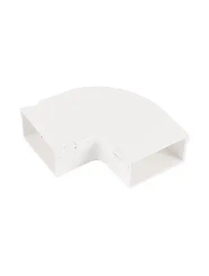 Коробка типа PVC Trunking плоский угол кабельное соединение Raceway адаптер 2 способа 52x52 мм