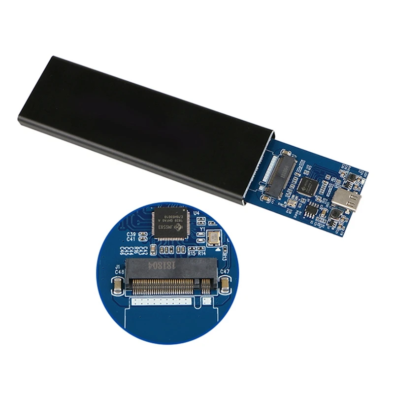 Корпус жесткого диска Nvme Pcie USB3.1 Ssd/Hdd M.2 к usb type C 3,1