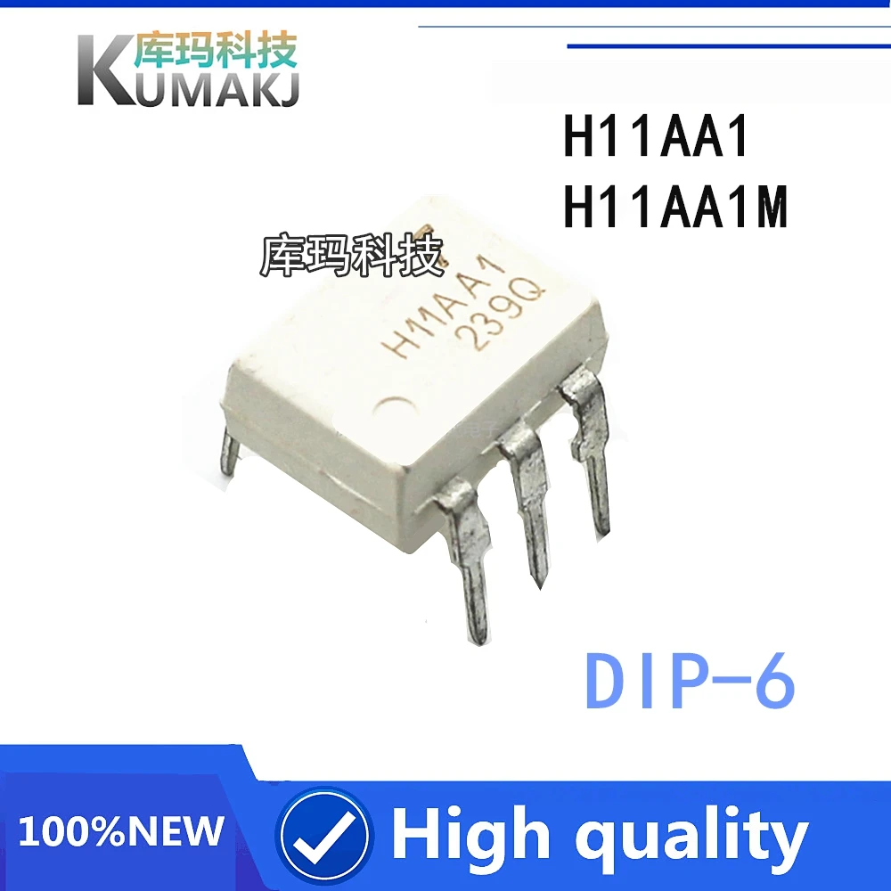 10 шт./лот 100% оригинальный новый H11AA1 H11AA1M DIP-6 SOP-6 вход переменного