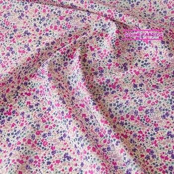 

Half-Meter Liberty Fabrics Tana Lawn Cotton Phoebe Purple Clothing Fabrics
