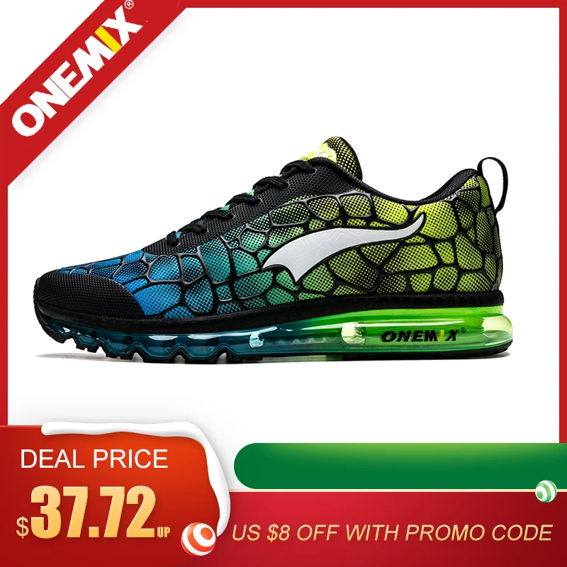 

ONEMIX Running Shoes For Men Breathable Outdoor Sport Sneakers Lightweight Athletic Jogging Walking Shoes Size 39-47 Sneakers