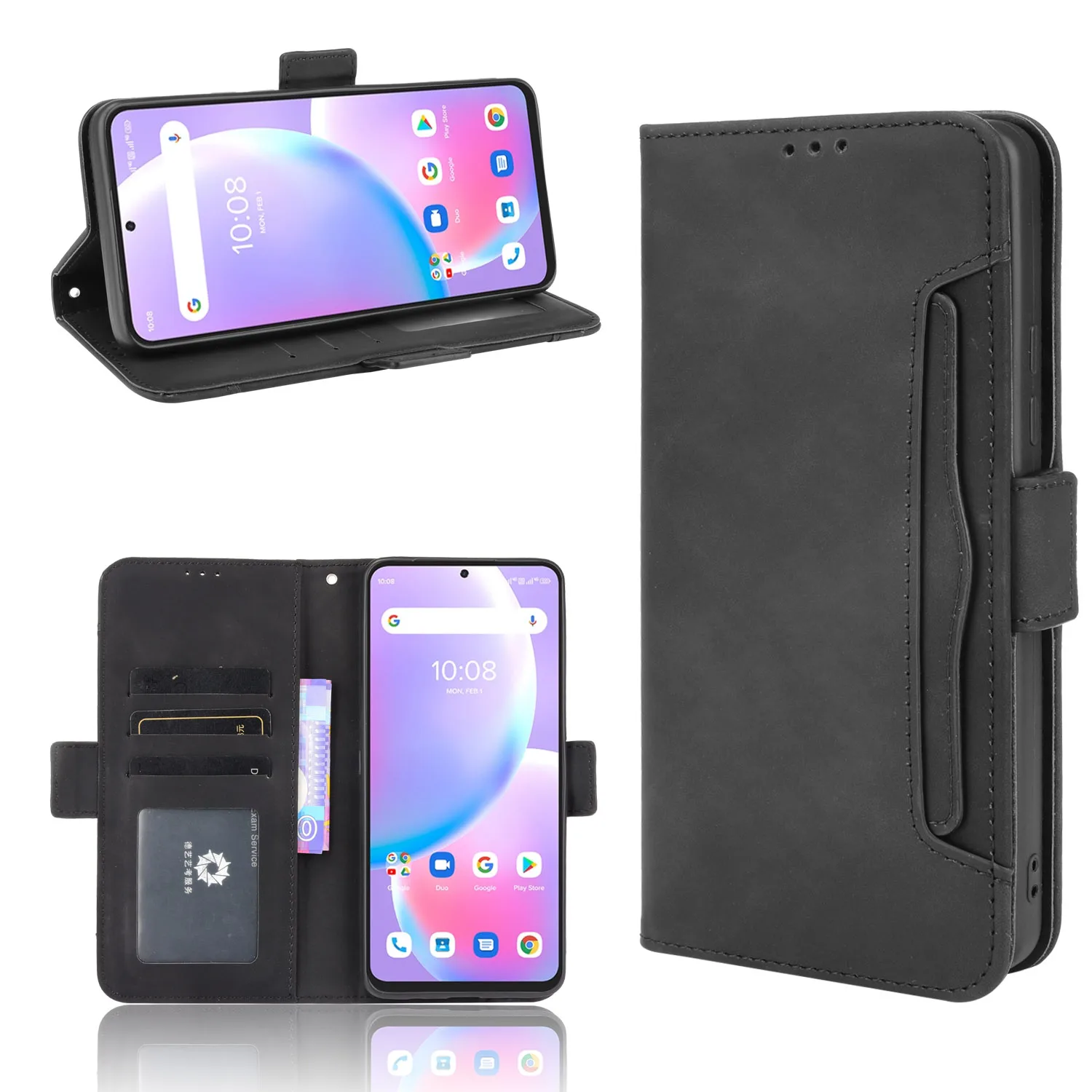 For Umidigi A11 Pro Max Case Premium Leather Wallet Leather Flip Multi-card slot Cover For Umidigi A11 Pro Max A 11 Phone Case