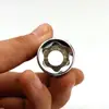 1/4" Ratchet Socket Adapter 6.3mm Square Drive To 1/4" Hex Shank Socket Bits Converter Quick Release Screwdriver Holder Adapter 4