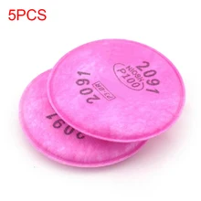 5 мешков 2091 высокоэффективный пылесборник фильтр для твердых частиц хлопок P100 для газовой маски 6000 7500 серии Аксессуары для респираторов#2