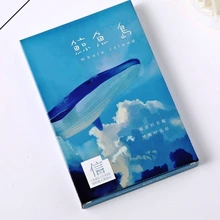 Ensemble de cartes postales mixtes «Blue baleine», Lot de 30 pièces de cartes de vœux artistiques magnifiques, signets, papiers de bricolage pour étudiant