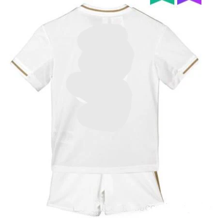 Распродажа, Детский комплект из футбольной футболки «Реал»,,, детский костюм Домашняя футболка для футбола «3RD Hazard MODRIC» - Цвет: home3