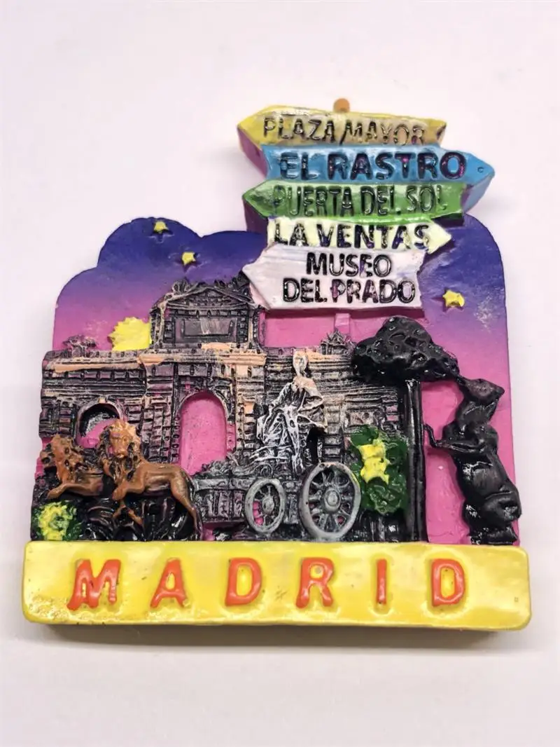 Креативный магнит на холодильник, Испанский Сувенир для путешествий, магнитный стикер на холодильник, испанский бой быков, танцор, домашний кухонный декоративный магнит - Color: S