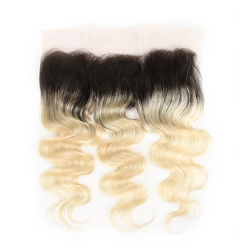 99J/бордовый 13x4 кружева Фронтальная застежка бразильские волнистые волосы парики из натуральных волос на кружевной закрытием средний/ часть швейцарский шнурок фронтальная Non-Remy - Цвет волос: T1B 613