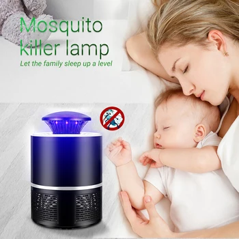 

Durable Mosquito Killer Lamp Multi-functional Practical USB Electric UV Bug Zapper Trap Light Home Insect Repellent