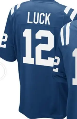 18 A.J. Зеленая Джерси 53 Darius Leonard jersey 12 Andrew Luck 13 T.Y. Трикотажные изделия с вышитыми логотипами