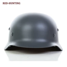  High Quality German M35 Helmet Steel Helmet Black Green Grey Tactical Airsoft Helmet Military Special Force Safety Equipment 