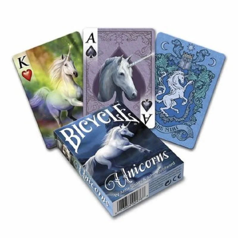 Bicycle Unicorns Playing Cards Велосипед единороги игральные карты USPCC колода волшебные