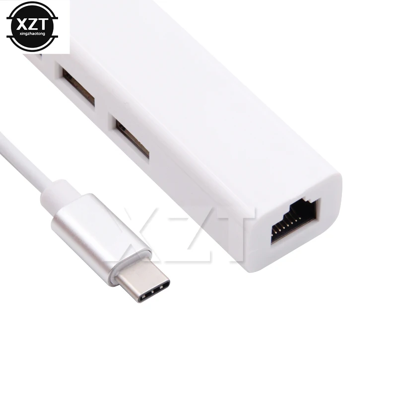 100 Мбит/с USB3.1 type-C Gigabit Ethernet USB-C адаптер для RJ45 Lan Сетевой адаптер для Macbook ноутбук ПК