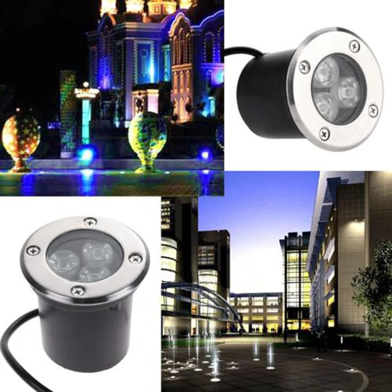 3W COB Buried Lamp LED Underground Pathway Garden Square Light IP67 Waterproof Home Garden Supplies