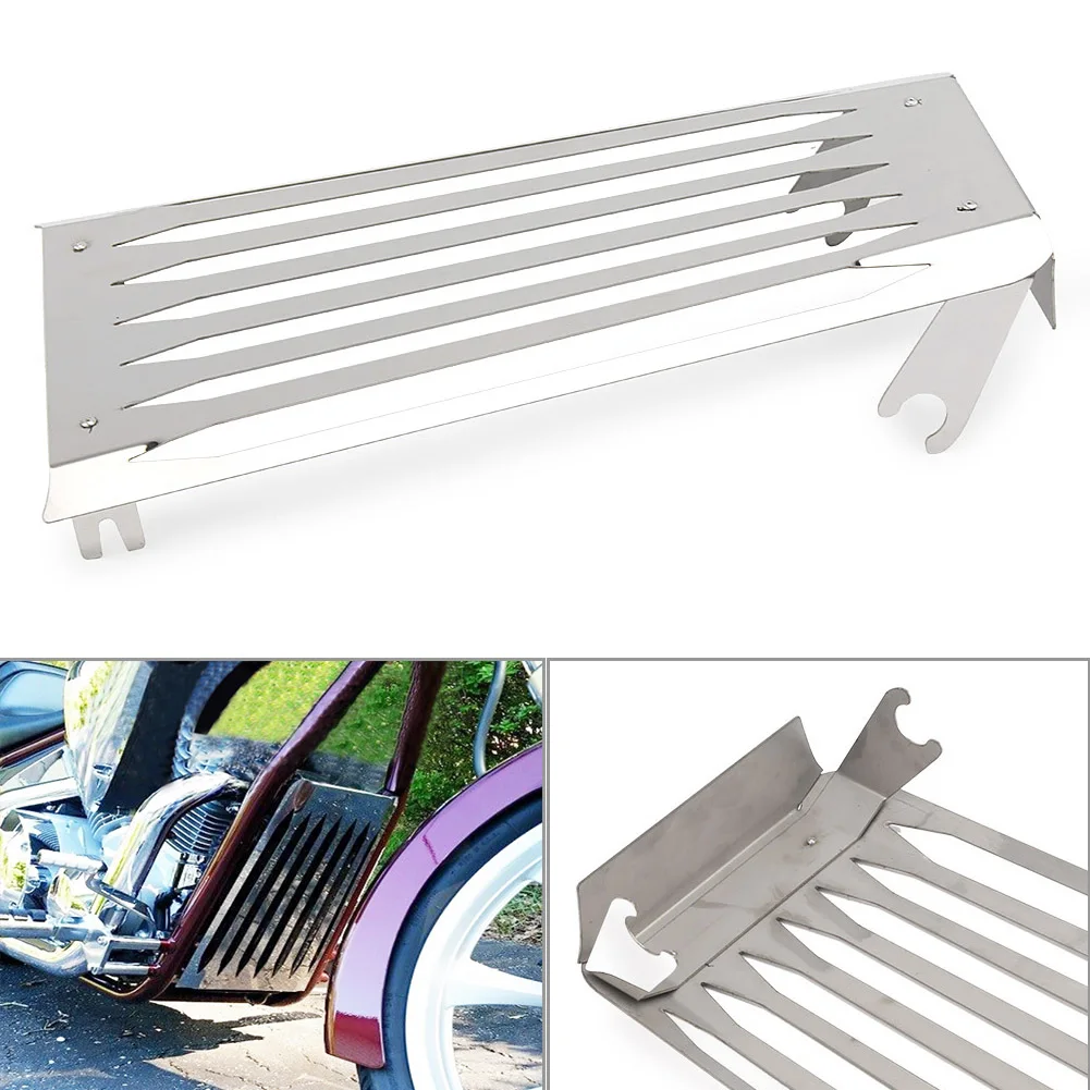 Motocicleta Cromo Parrilla Del Radiador Del Tanque De Agua Protector