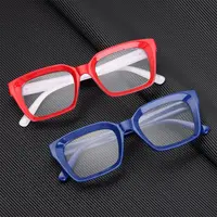 Men Women Fashion Oversized Square Reading Glasses Large Frame Presbyopia Eyeglasses Diopter +1.0~+3.0 2