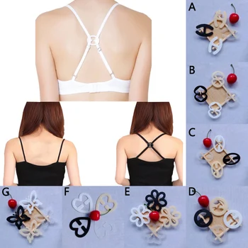 

Fashion Invisible Bra Buckle Butterfly-Shaped Underwear Buckle Intimates Accessories 4 PCS/Pack