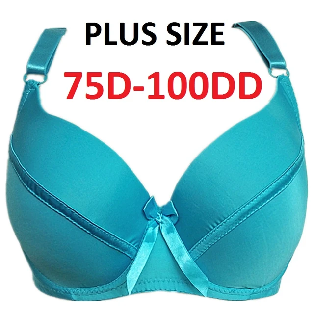 Women T-Shirt Bra Plus size Underwired Padded thin Sexy Full Coverage Big  Cup Bras 75D-100DD H272 - AliExpress