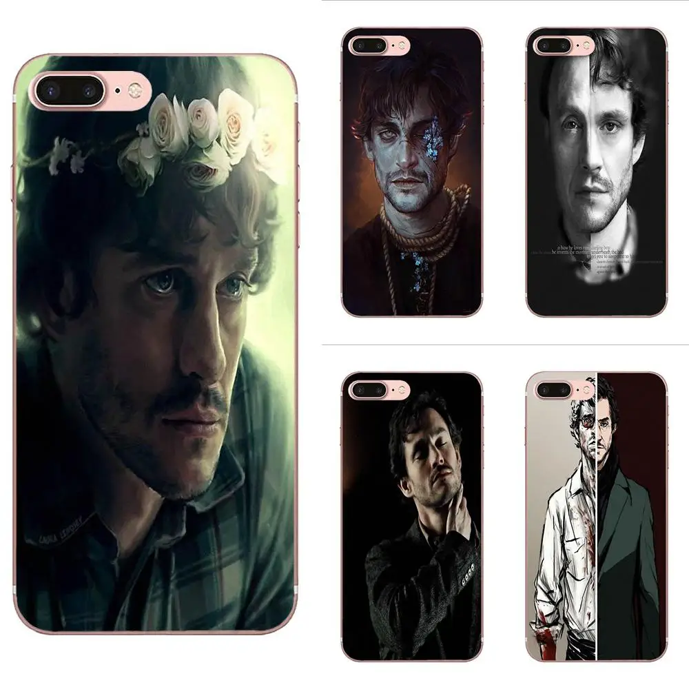 Clock Hannibal Will Graham Quote For iPhone 11 Pro XS Max X 8 7 6s Plus 5 SE XR 2020 Soft TPU Print Capa | Мобильные телефоны и
