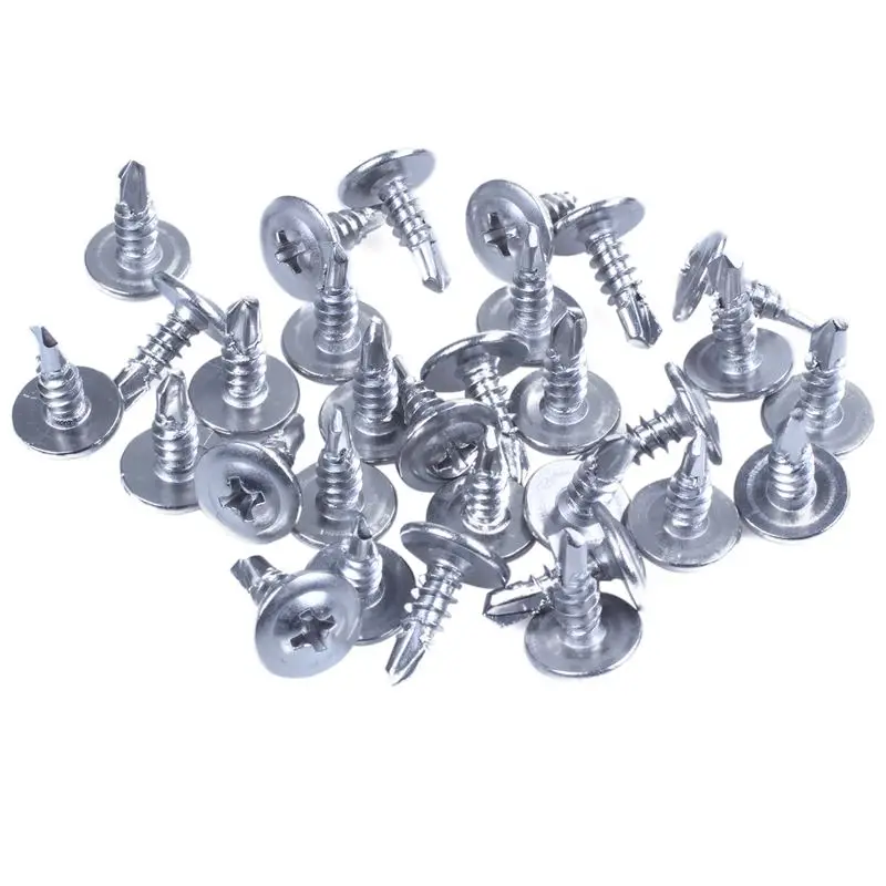 30 шт M4.2x13mm круглые крестовые головки саморезы