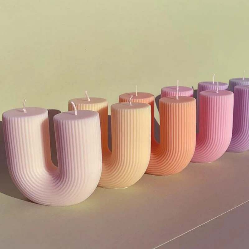 European Candle Silicone Molds For Diy Handmade Aromatherapy Plaster U