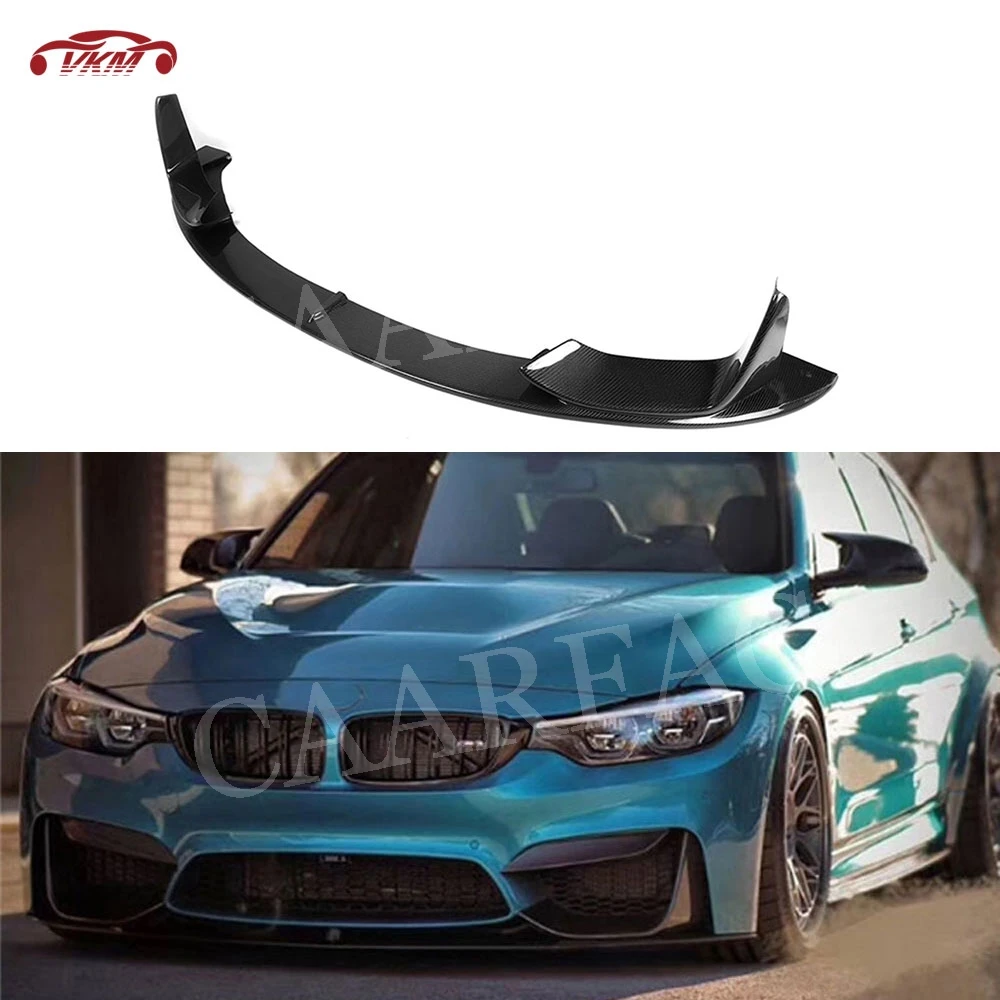 Передний спойлер для бампера из углеродного волокна BMW 4 Серии F80 F82 F83 M3 M4 2014 2015 2016
