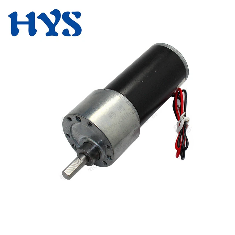 

HYS DC 12V 24V Gear Motor High Torque 35kg.cm Mini Electric Motor Reducer 12 volt Reversible CW/CCW Metal Tubular Geared Motors