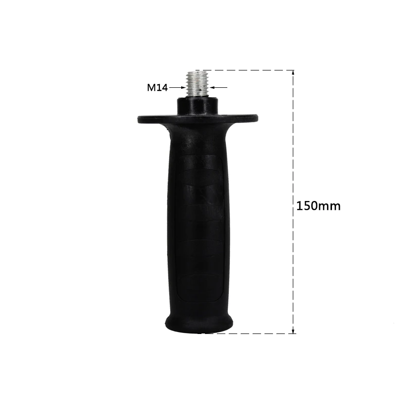 M14 вспомогательная Боковая ручка для угловой шлифовальной машины и электрической дрели, аксессуары для электроинструментов, высокое качество - Цвет: Черный