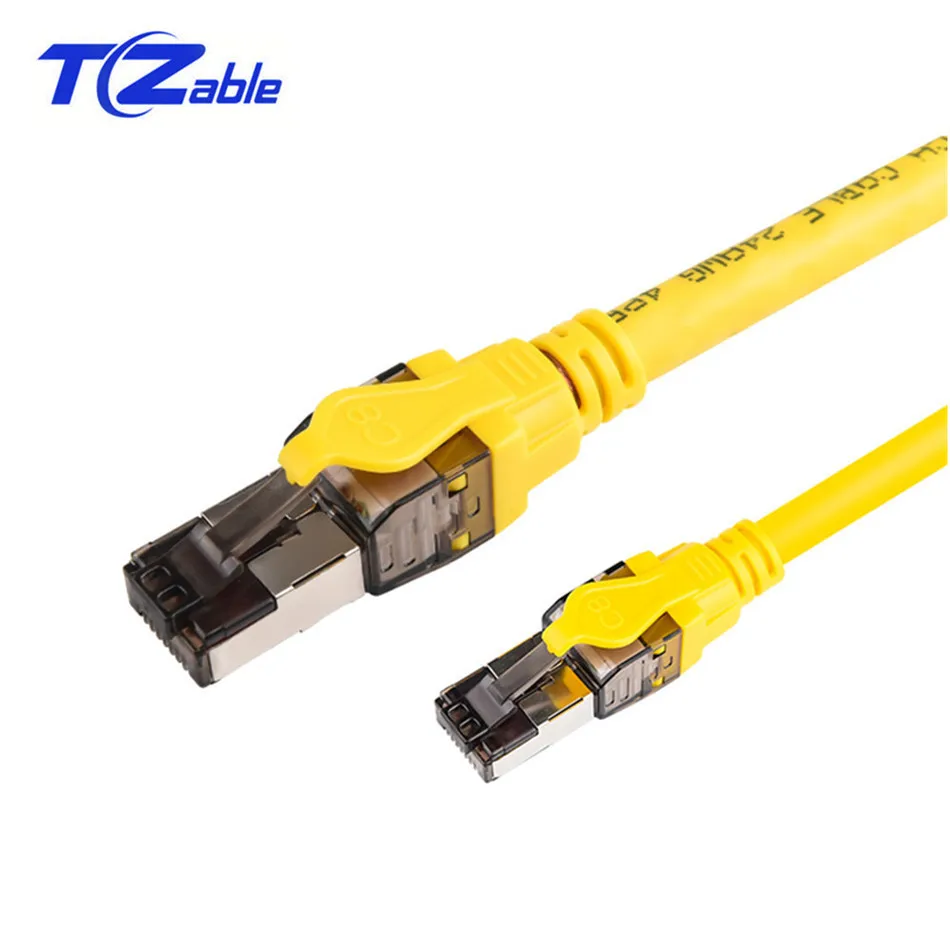 Cat 8 Ethernet кабель RJ 45 Lan сетевой 1 м 2 3 5 Суперскоростной 40 Гбит/с 2000 МГц 24AWG витой