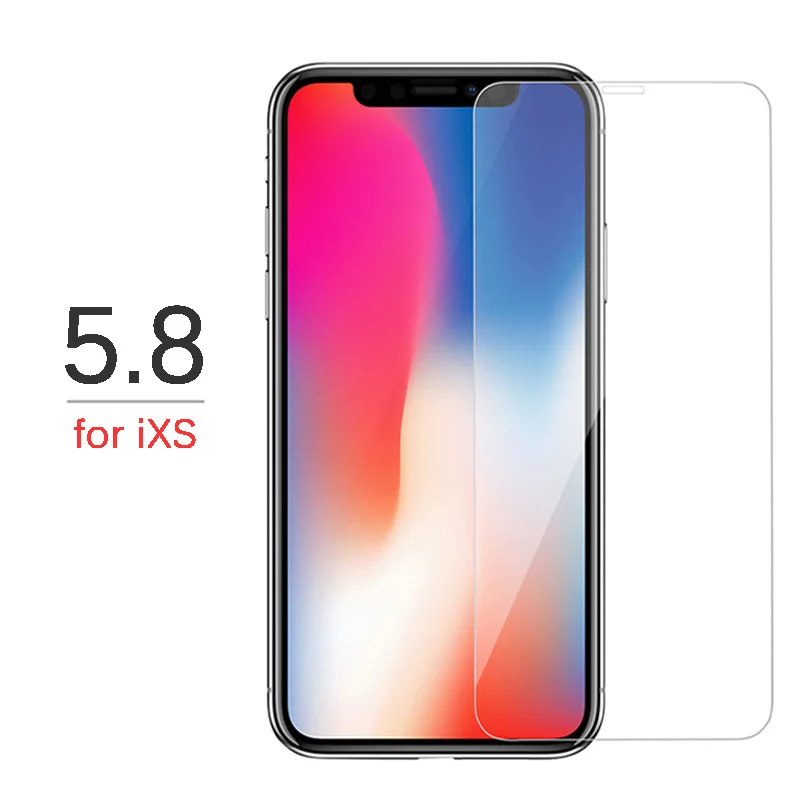 For iPhone XS 2 шт. закаленное стекло для iPhone XS MAX XR X Защита экрана для iPhone 6 6s 7 8 Plus 5 5S крышка на iPhone 11 Pro крепление MAX Guard - Цвет: For iPhone XS
