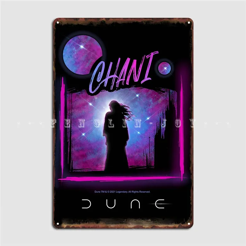 

Dune 2021 Chani Poster Metal Plaque Cinema Garage Customize Club Bar Garage Decoration Tin Sign Posters