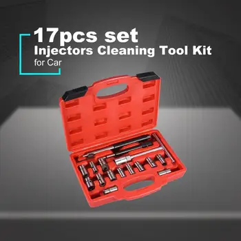 

New 17PC Diesel Injector Seat Cutter Cleaner Set Universal Injectors Cleaning Car Repair Tool Kit For Delphi/Bosch/Siemens/Denso