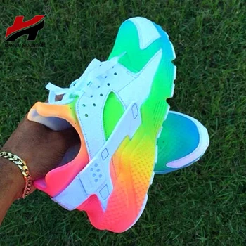 

NAN JIU MOUNTAIN 2020 Women's Shoes Outdoor Leisure Sneakers Multicolor Round Head Comfortable Running Sport Plus Size 45