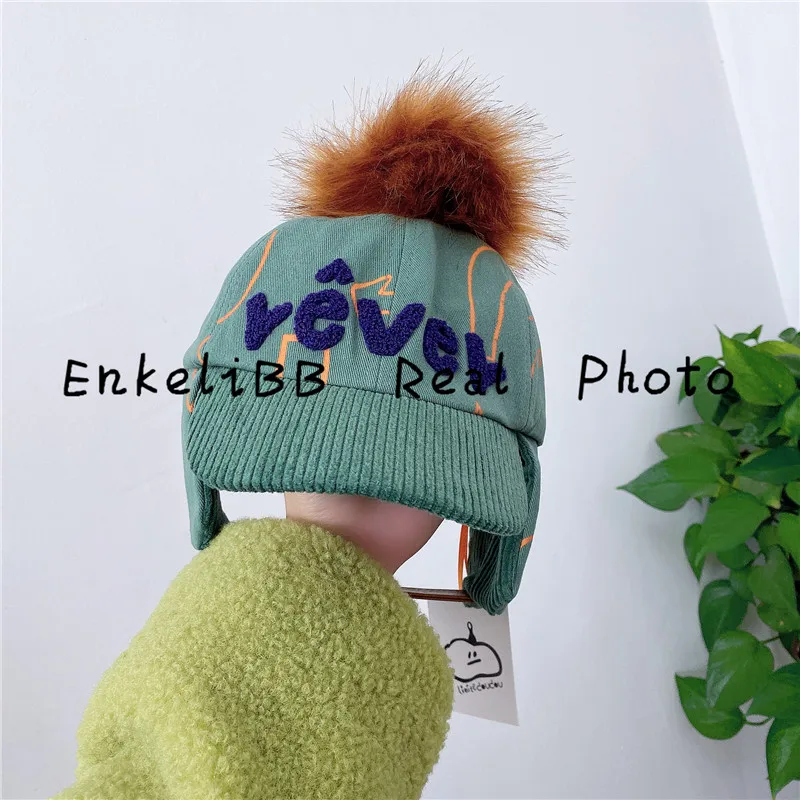 Limietdoudou/Новинка; детская зимняя флисовая шапка в европейском и американском стиле; модная брендовая Кепка для маленьких мальчиков и девочек; Милая Кепка