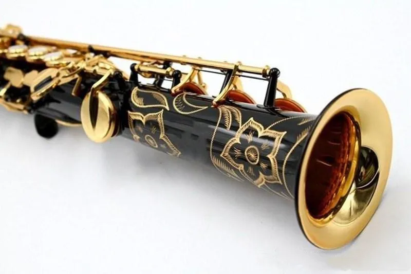 Straight Black Soprano Saxophone S901b Tune Musical Instruments Professionalgrade Shipping