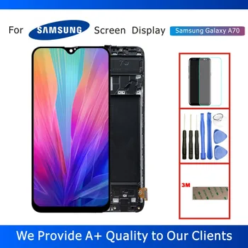 

100% Tested 6.7" LCD Display for Samsung Galaxy A70 SM-A705F LCD Display with Touch Screen Digitizer Assembly Replacement Parts