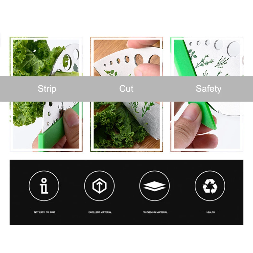 Greens and Herb Stripper, Kitchen Vegetable Herb Gadgets, Tools Chef  Stripper Tool Peeler, Shredder Slicer Chopper Salad & Herbs Grater,  Scissors Fresh Knife Grinder Cutter Green Leaf Stem Stripping, Kale,  Cilantro, Vegetables