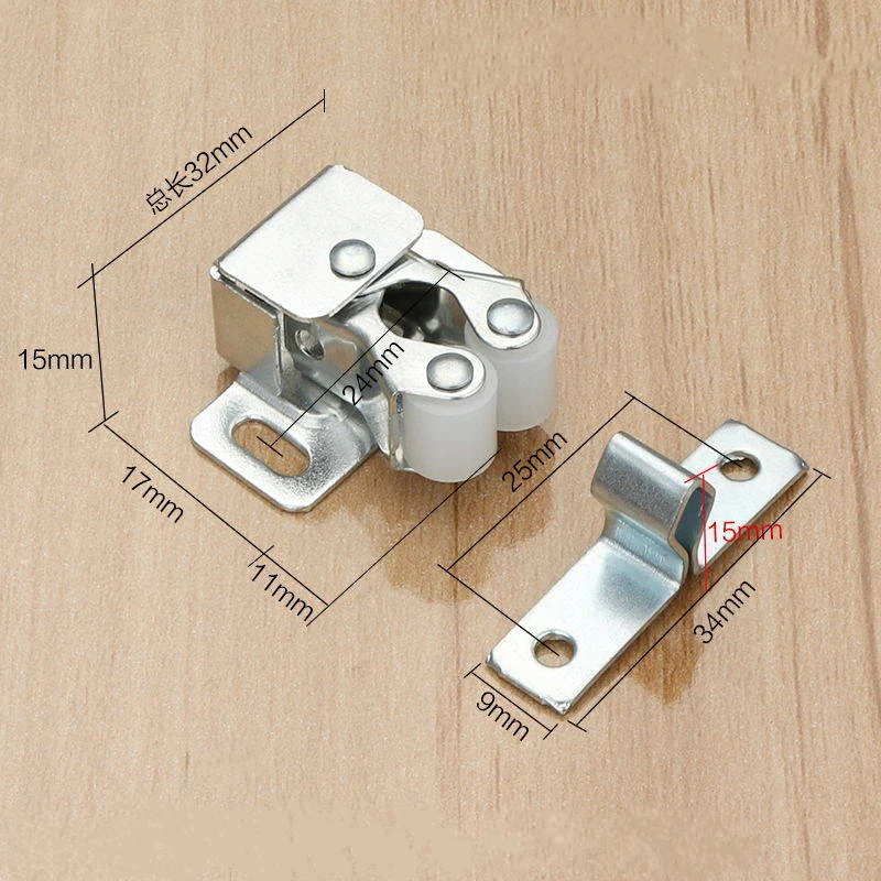 10pcs Push To Open Door lock Touch Latch Kitchen Cupboard Door Stopper Drawer Soft Quiet Close hardware furniture accessories door catches cabinet door latch door stops cabinet door stop cabinet door buffer silicone bumpers closet door rebounder