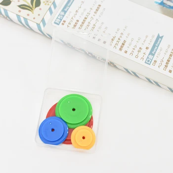 

4 PCs/Set Plastic Round Quilting Tracing Wheel 3/5/7/10 mm Patchwork Tools Patchwork Line Drawing Sewing Accessory Random Color
