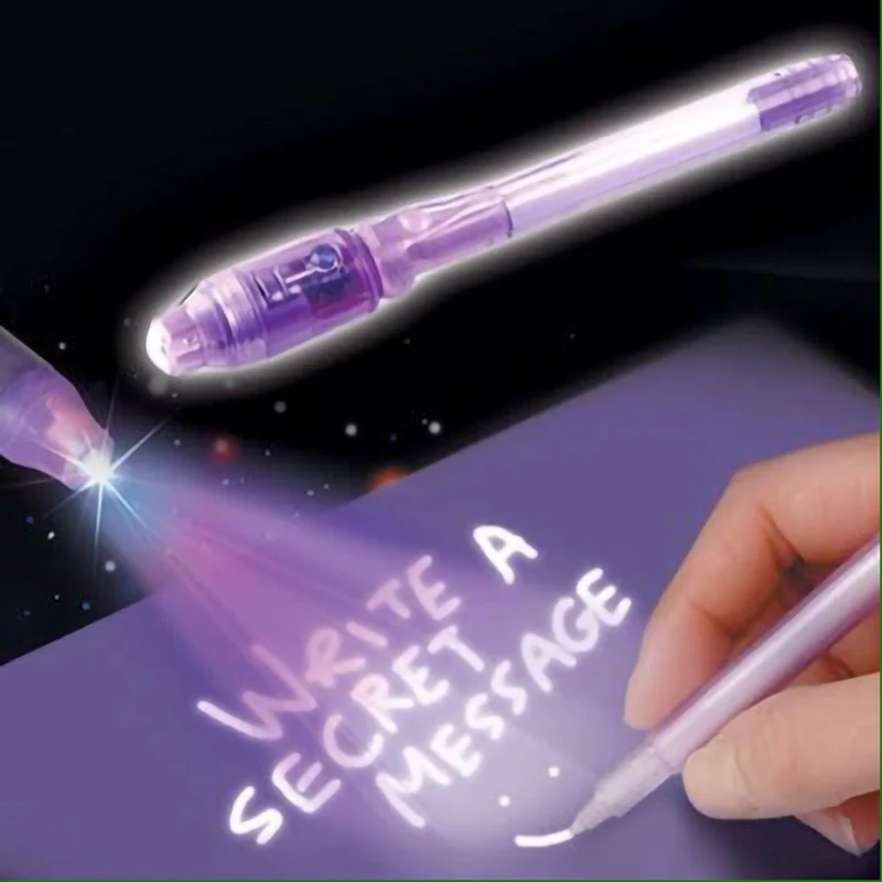 32/16Pcs Invisible Ink Pen and Notebook Spy Pen Party Supplies UV Light  Magic Pen Kids Party Favors Halloween Goodies Bags Toy - AliExpress