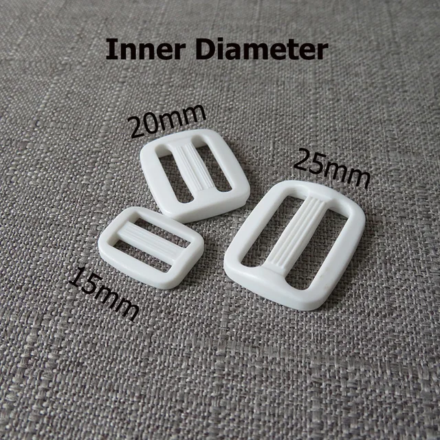 5pcs/lot 15mm 20mm 25mm colourful Plastic buckle strap buckle for bag backpack cat pet dog collar garment sewing DIY accessory White