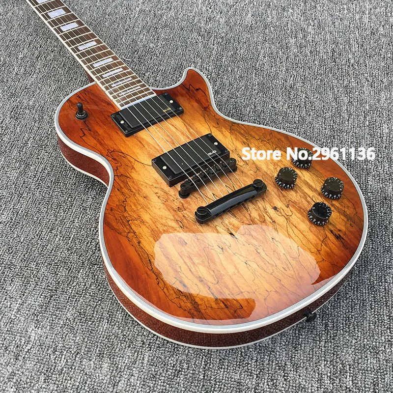 Highquality 6string Electric Guitar, Peach Core Xylophone With Map