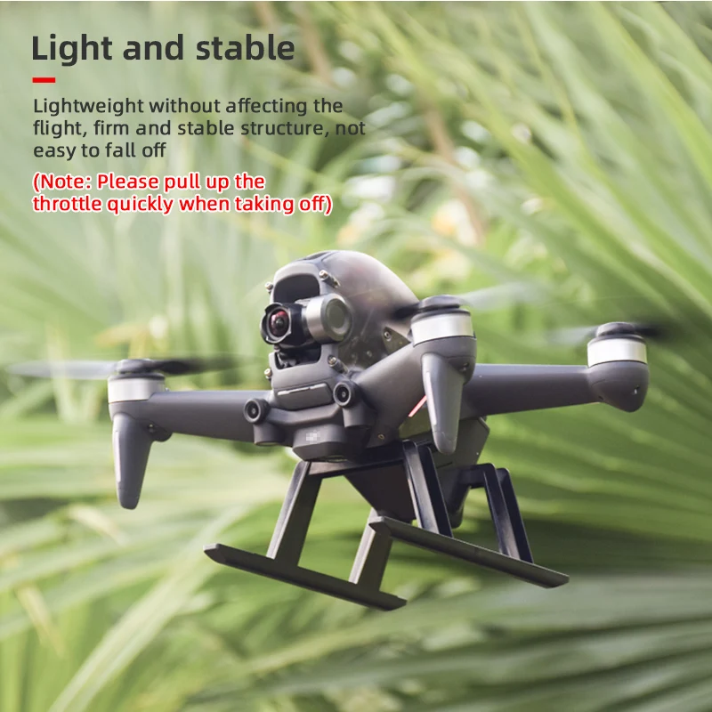 light and stable Lightweight without affecting the flight, firm and stable structure, not easy to