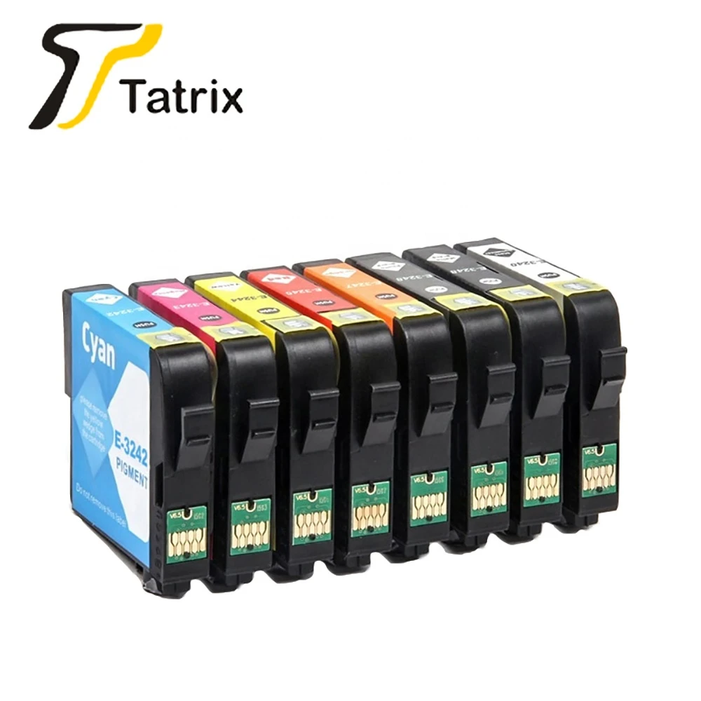 Tatrix Compatible for Epson T3240 T3241 T3242 T3243 T3244 T3247 T3248 T3249 Ink  Cartridges suit For Epson SureColor P400 Printer|Ink Cartridges| -  AliExpress